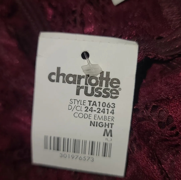 New Medium Burgundy Dress - Valentine's Day - Picture 7 of 8